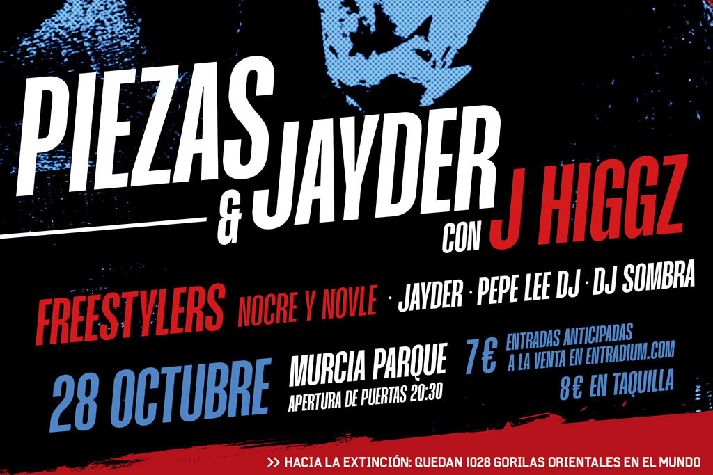 PIEZAS & JAYDER CON J. HIGGZ – Live Show